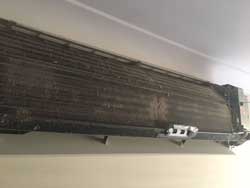 Wall Split Before Service