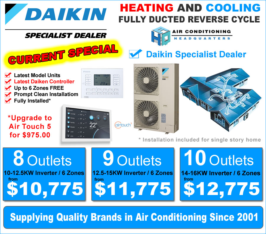 Special Offer Daikin Air Conditioning Ducted System